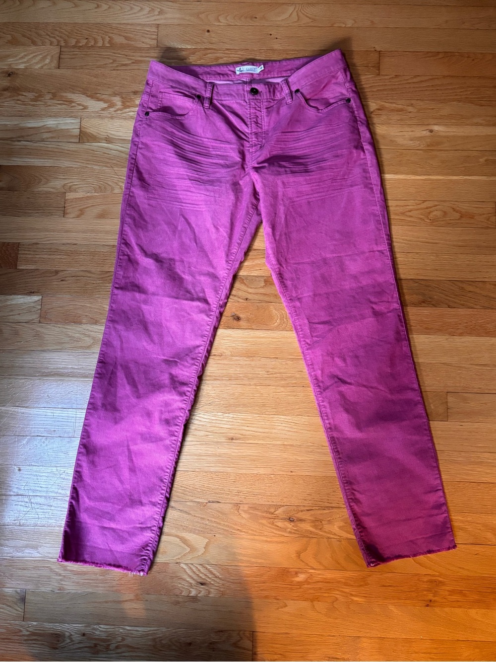 Carve Designs Fine Wale Slim Corduroy Pants in Vibrant Fuchsia Pink! 💖